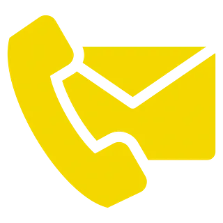Ikon av e-post og telefon